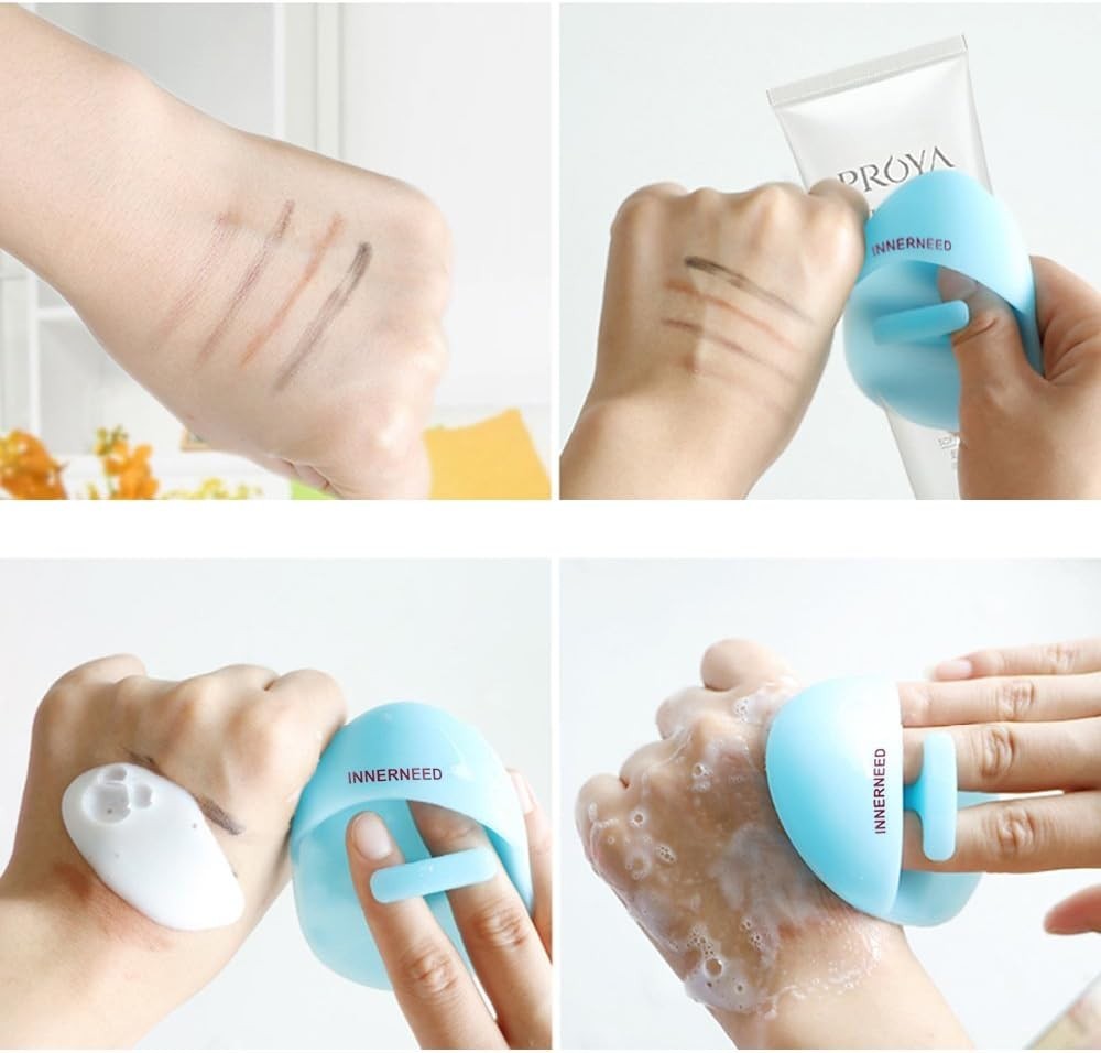 Soft Silicone Face Scrubber with Massage Feature – Perfect for Sensitive Skin