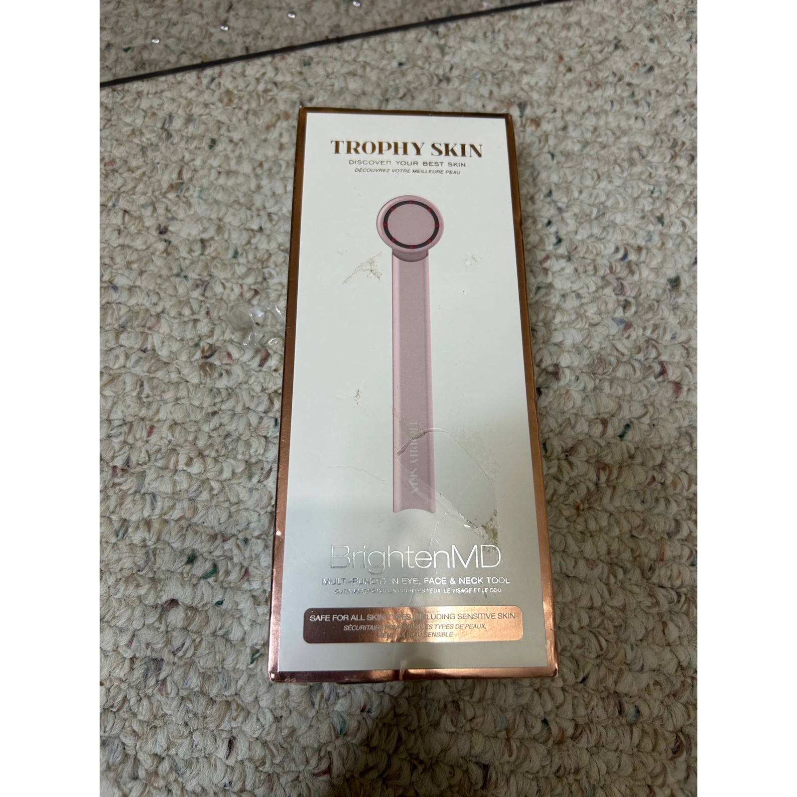 Trophy Skin BrightenMD Eye Face Neck Tool Multi Function Device