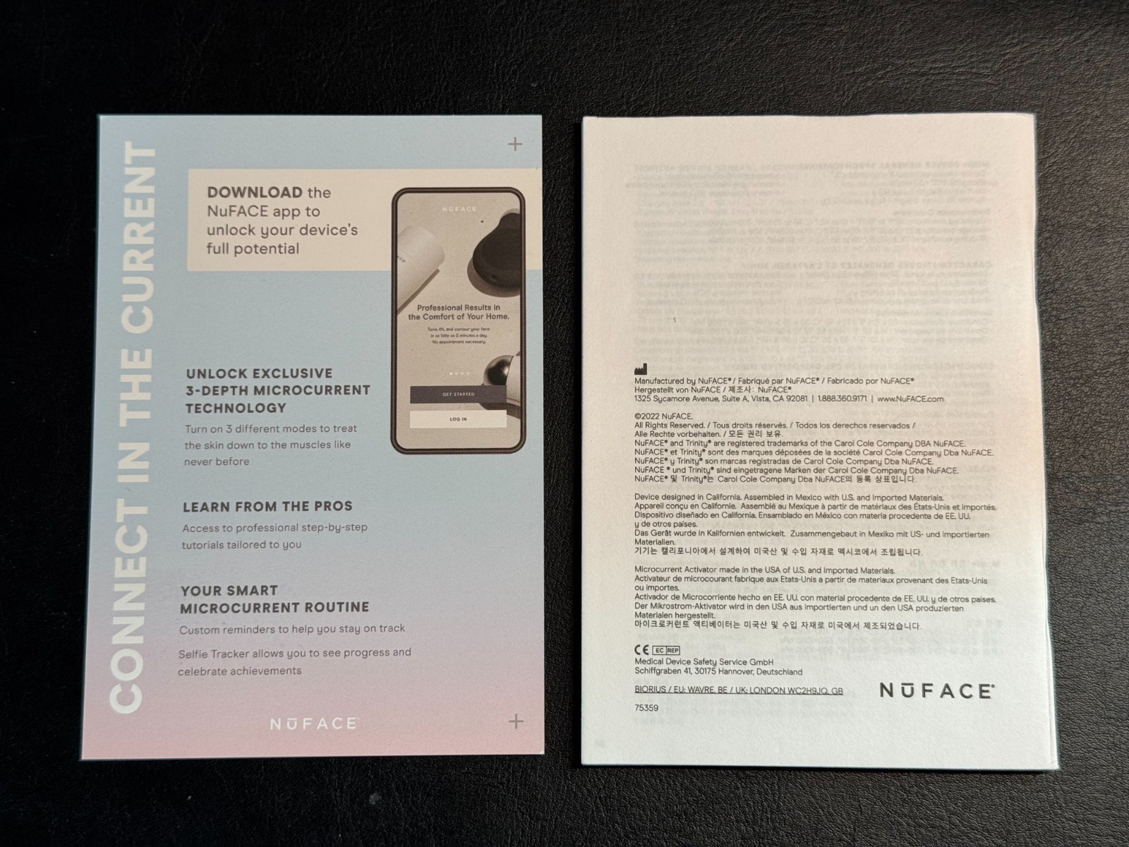 NuFACE Pink Mini Facial Toning Device Microcurrent Face Lift Tool – All Original