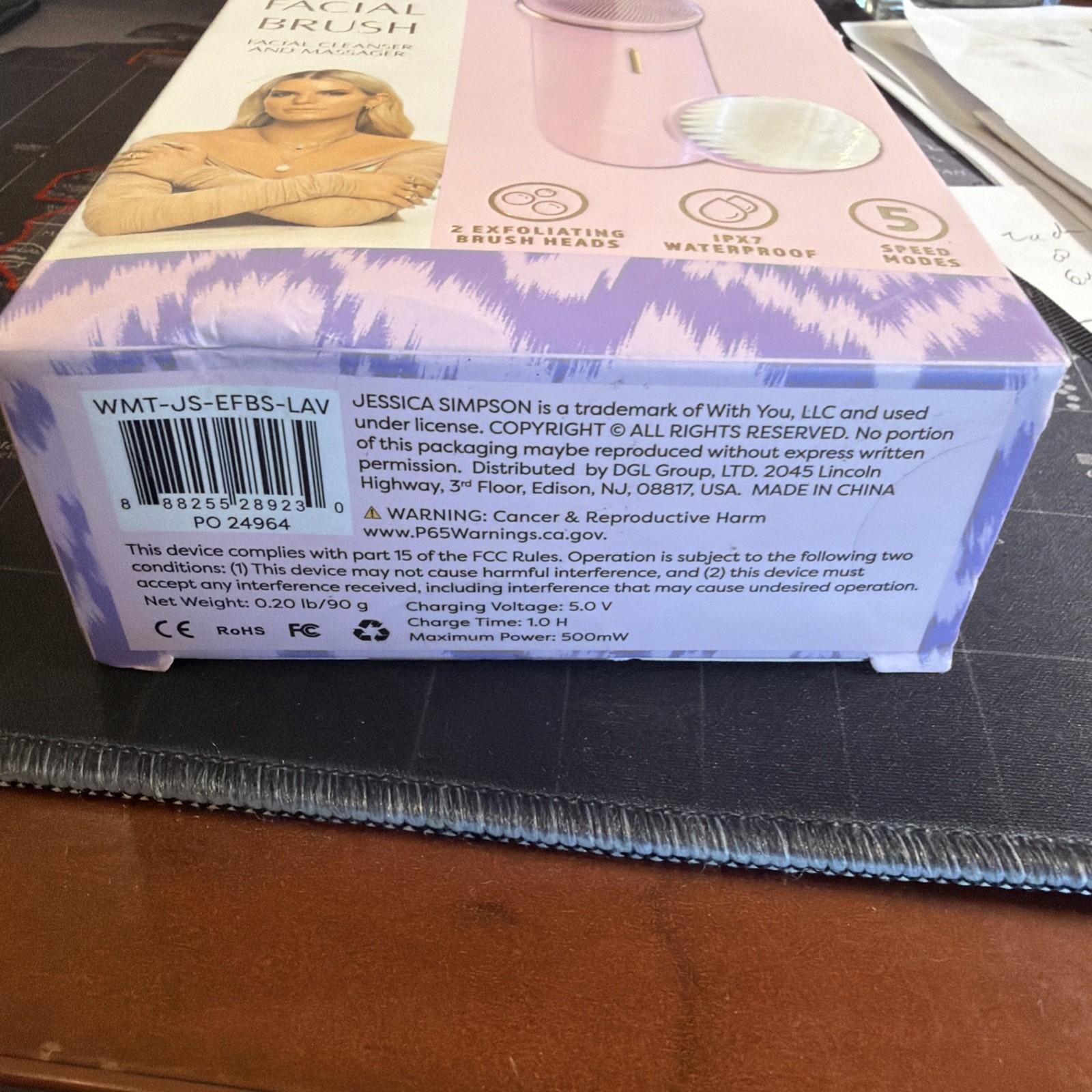JESSICA SIMPSON Sonic Facial Brush Cleanser & Massager – Brand New Unopened