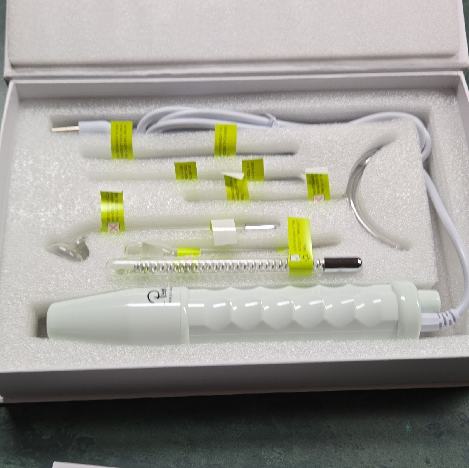 Pure Daily Care NuDerma Clinical Neon + Argon Fusion Skin Therapy Wand, White