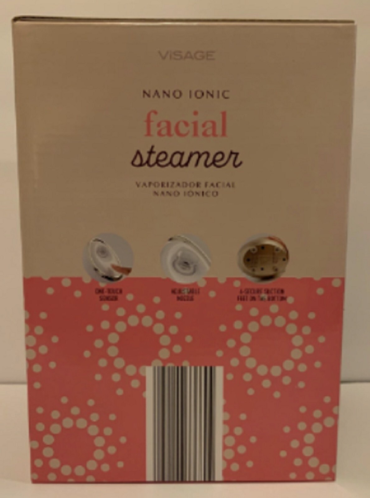 Women’s Nano Ionic Facial Steamer Spa detoxifying All Skin types Acne black new