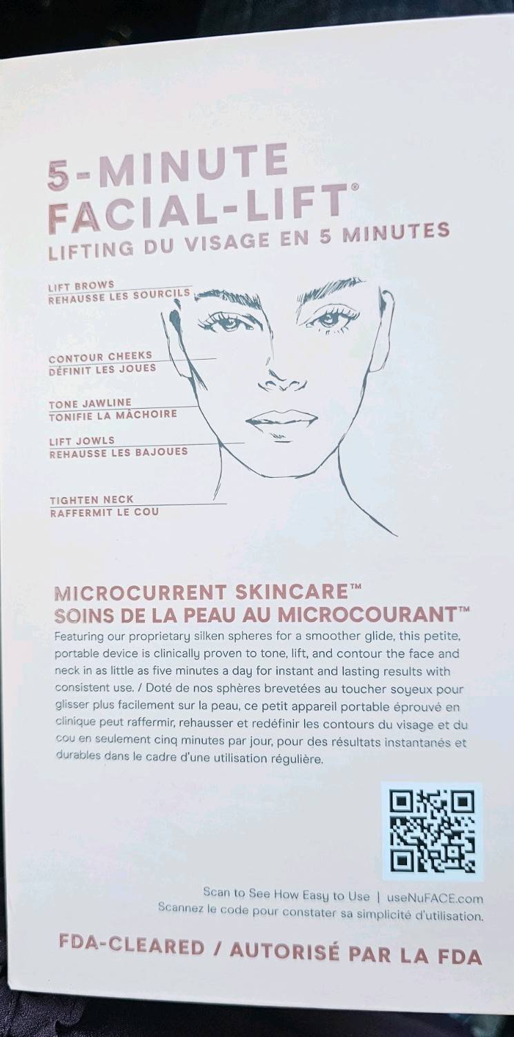 Nuface Petite facial Toning Device Kit W Creme, Gel Activators +Brush Msrp $250