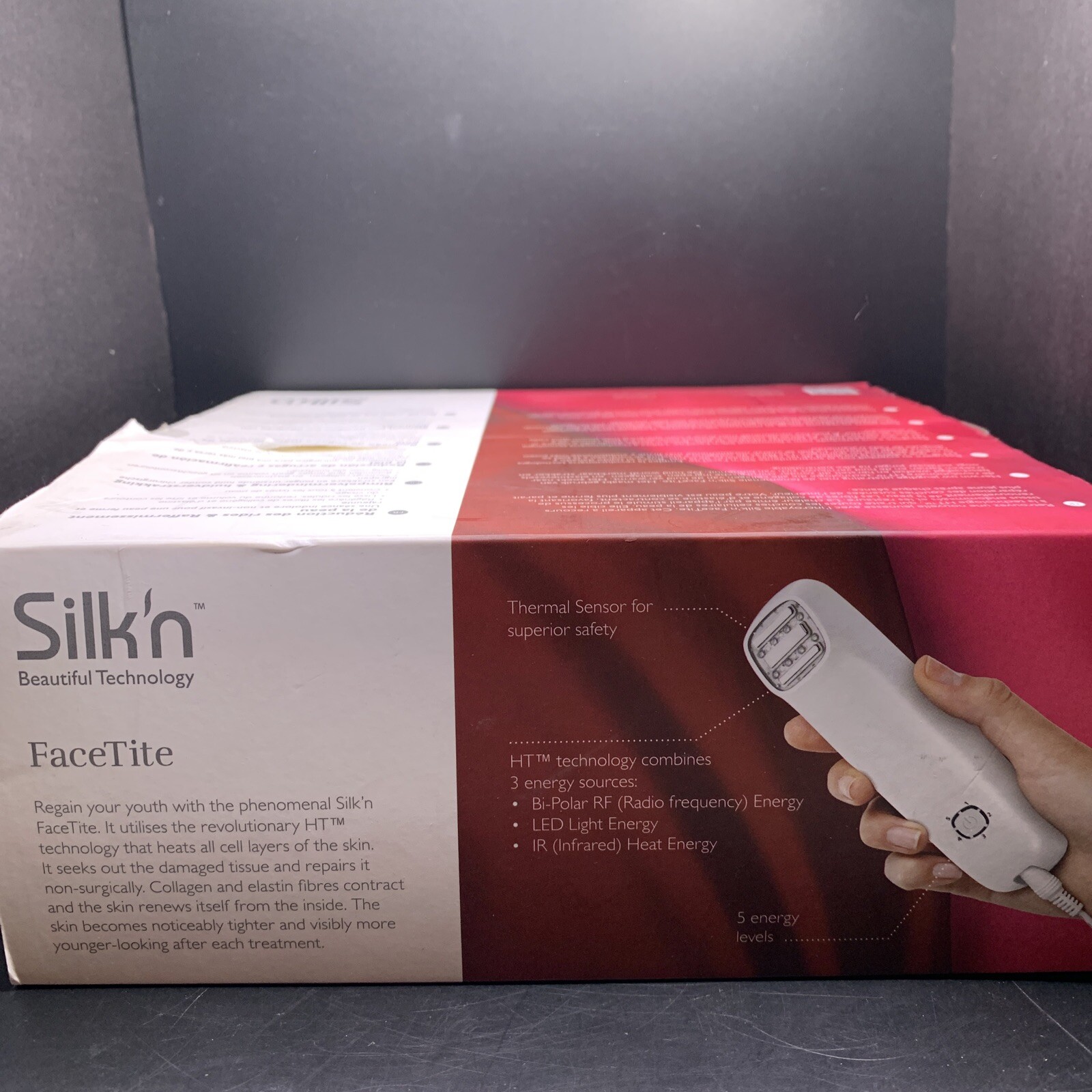 NEW Silkn Face Tite Titan Anti Aging Skin Tightening Lifting Device