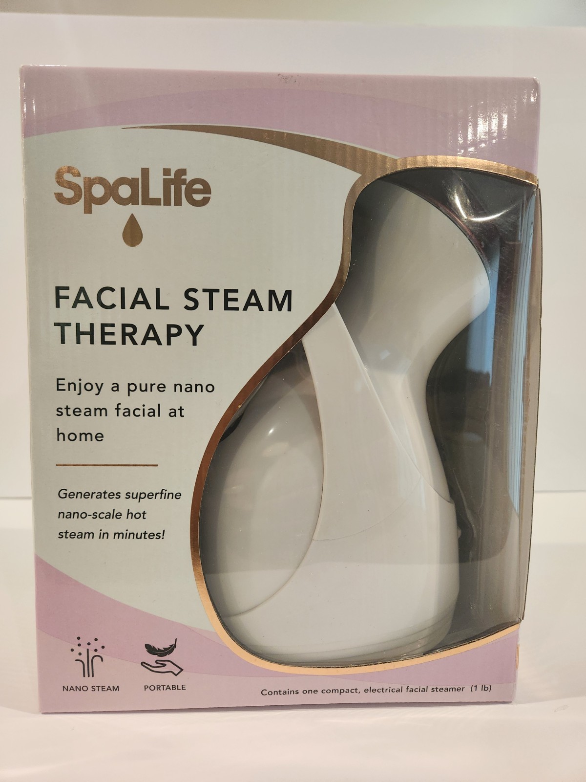 SpaLife Nano Facial Steam Therapy Portable Steamer Skincare NEW