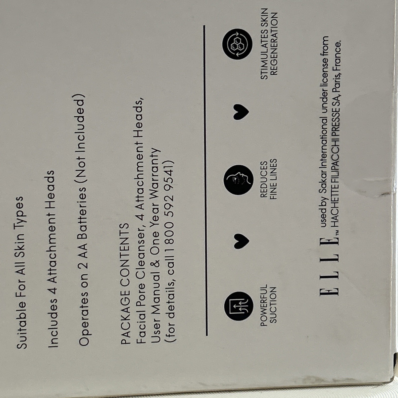 ELLE PREMIERE Facial Pore Cleanser Removes Blackheads NEW IN BOX FREE SHIP