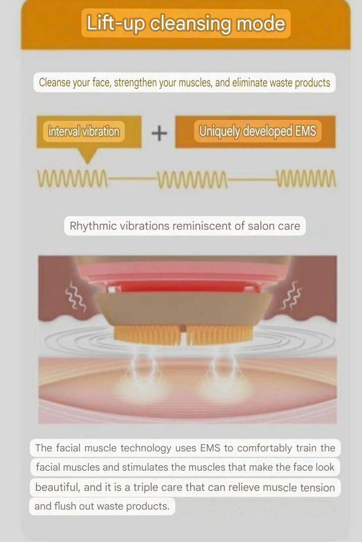 Vibrating brush for cleansing and EMS lifting COULEUR LABO Zogankin Ovo