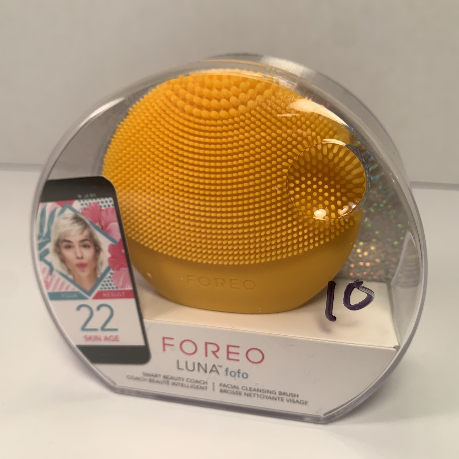 Foreo Luna FoFo Smart Beauty Facial Cleansing Brush – Sunflower Yellow