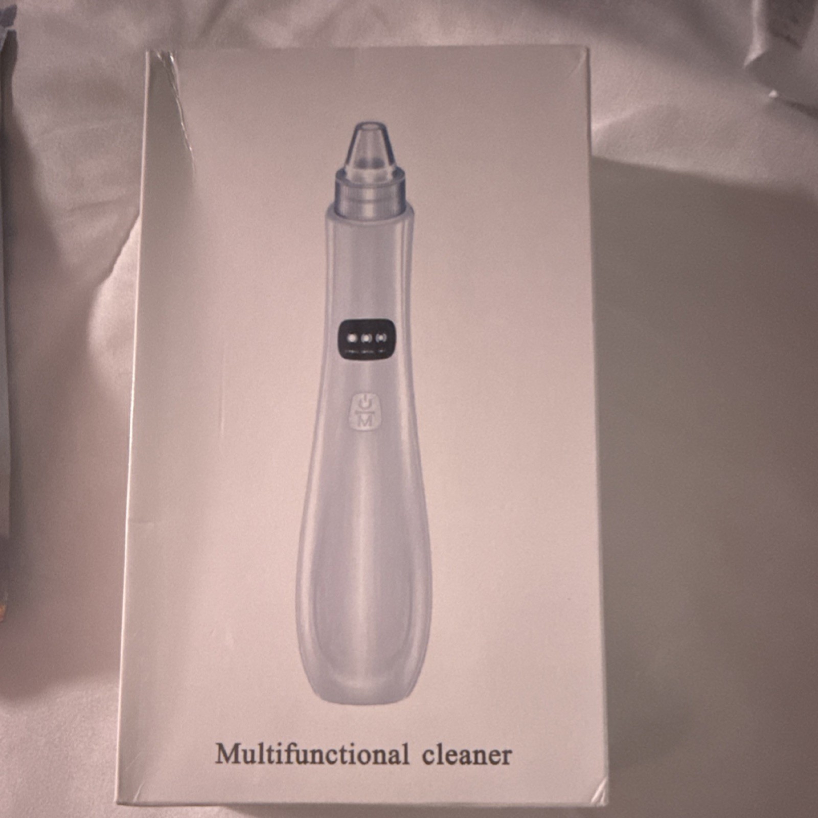 Multifunctional Facial Massager White Plastic Cleansing Device