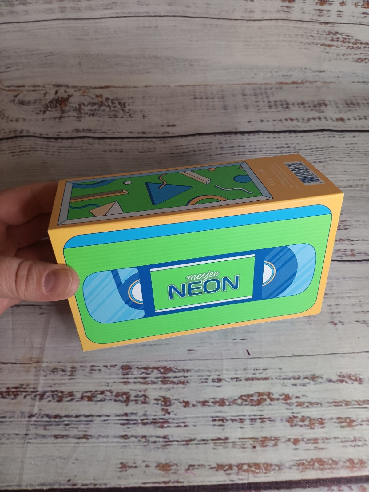 Meejee Silicone Facial Cleansing Massager Limited Edition Neon Green VHS Box