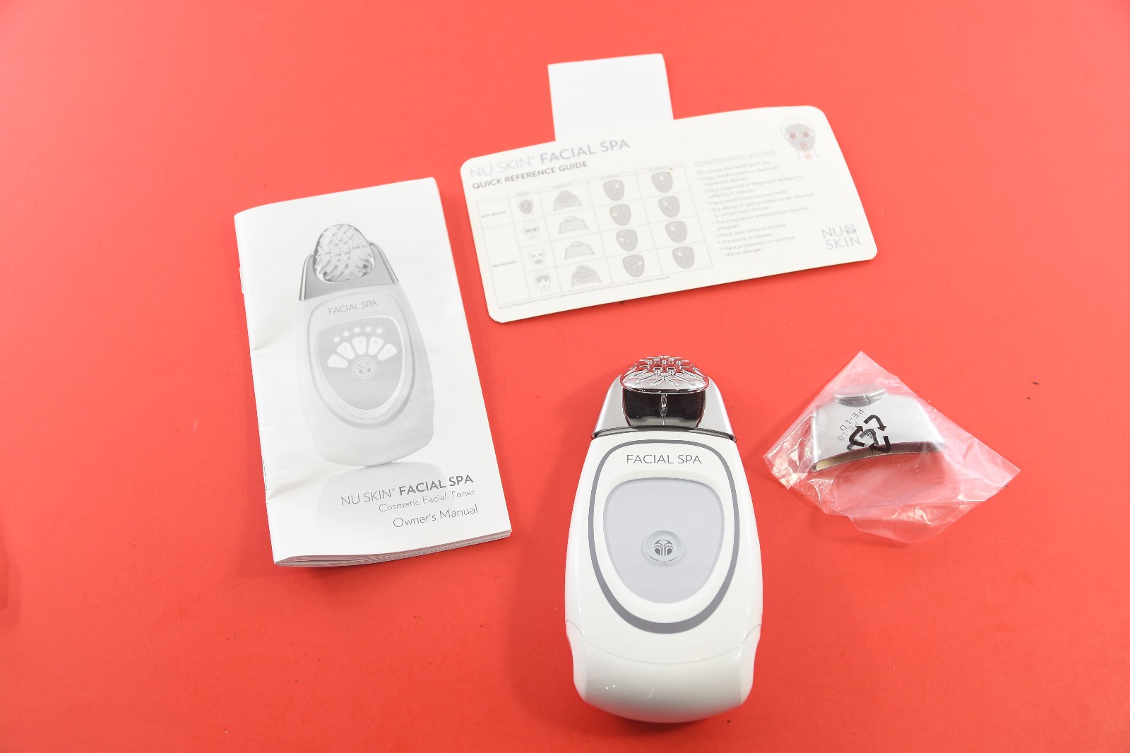 Nu Skin Facial Spa Device Galvanic Facial Toner w/ Manual Tested