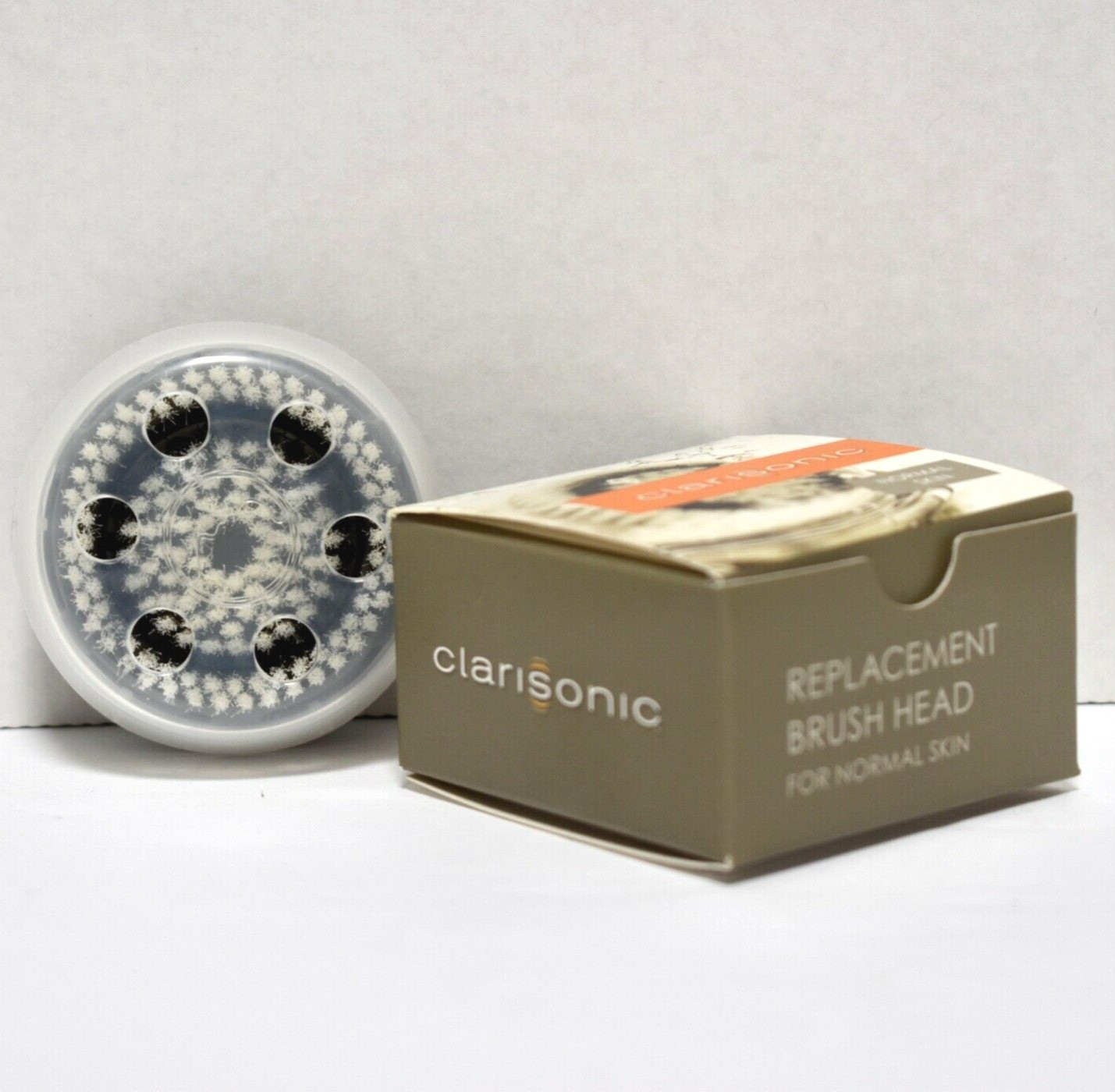 Clarisonic Normal Skin Brush Head Face Brush Gray Replacement Authentic New