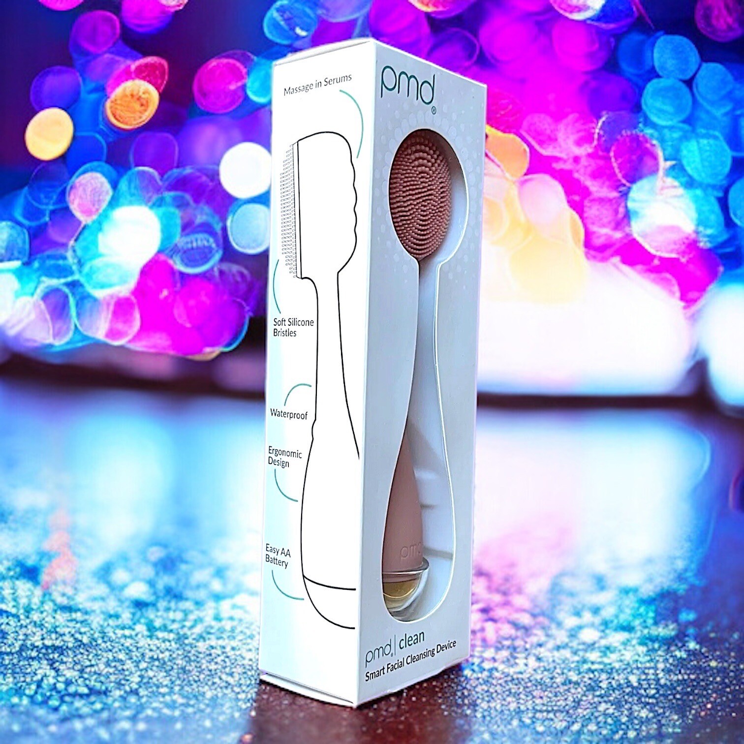 PMD Beauty Smart Facial Cleansing Device in Rose New In Box