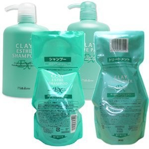 Moltobene clay esthetic shampoo EX 500ml + pack EX 500g exclusive cartridge set