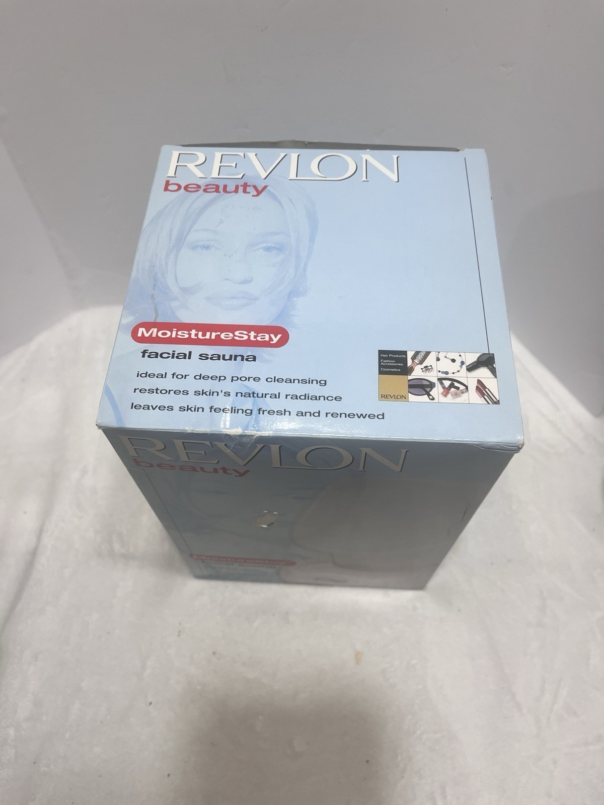 Revlon MoistureStay Facial Sauna Steamer Spa Deep Pore Cleansing Kit NIB