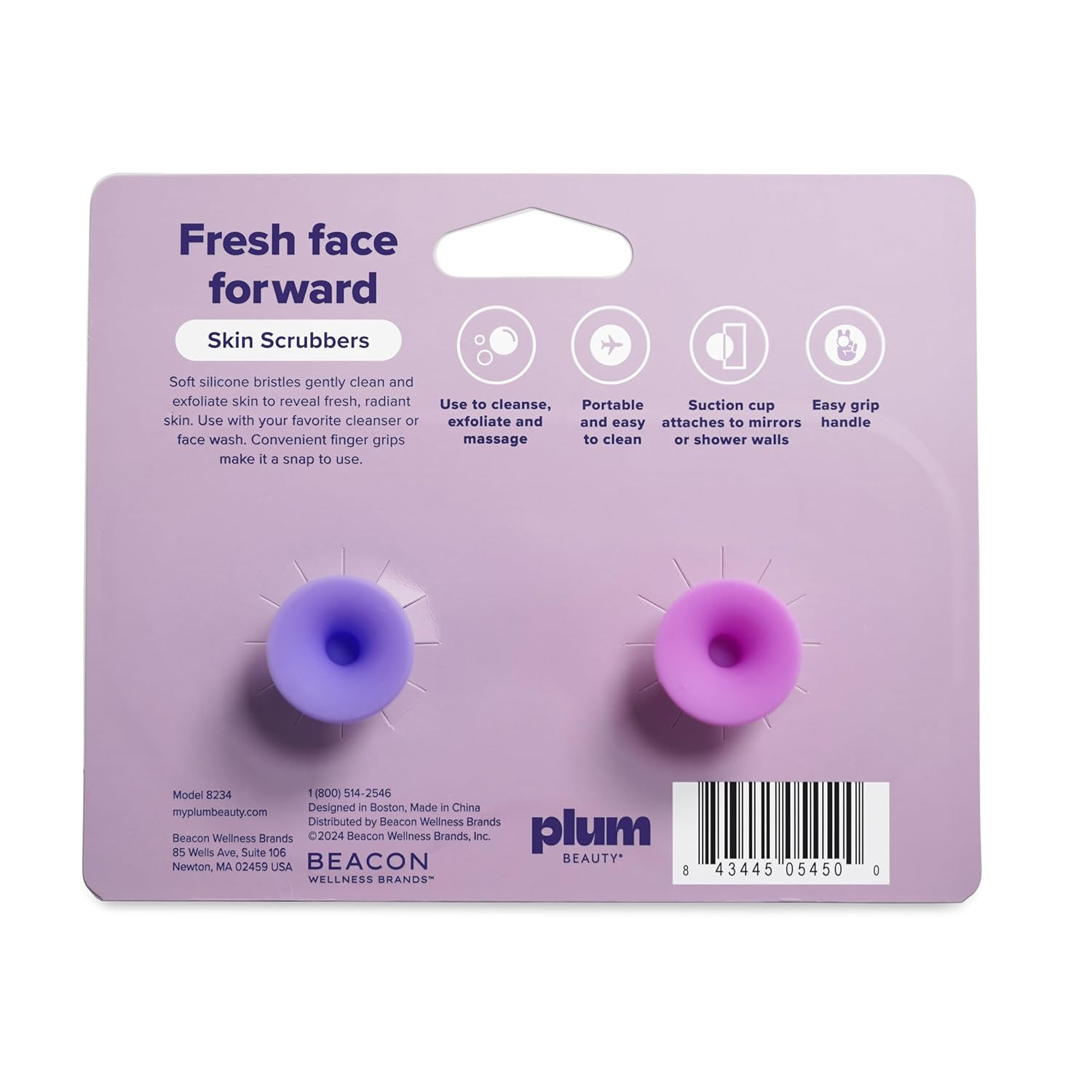 Heart-Shaped Silicone Skin Scrubber – Manual Facial Cleansing Brush for Exfol…