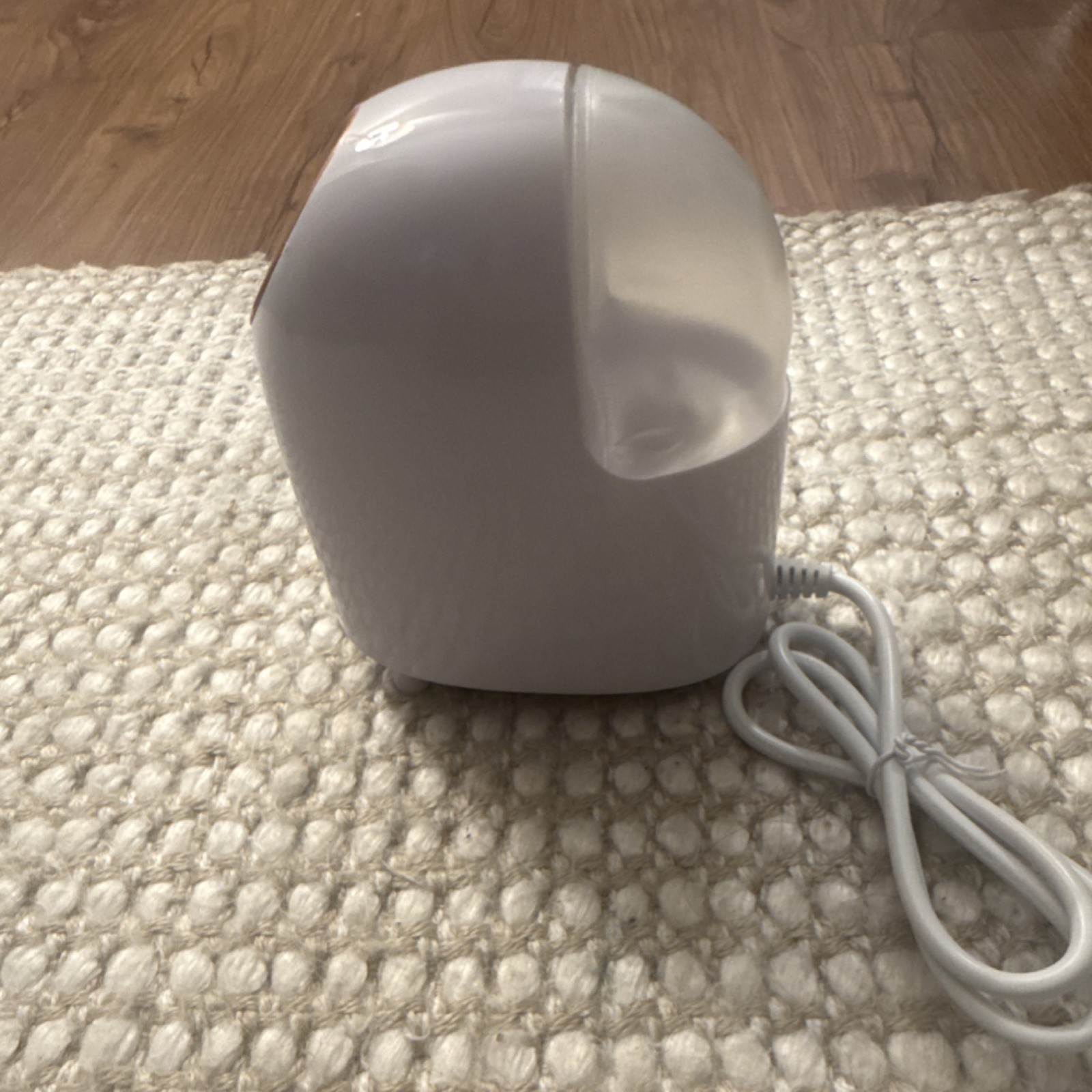 Facial Steamer Electric Skin Moisturizer Device White Gold Plastic