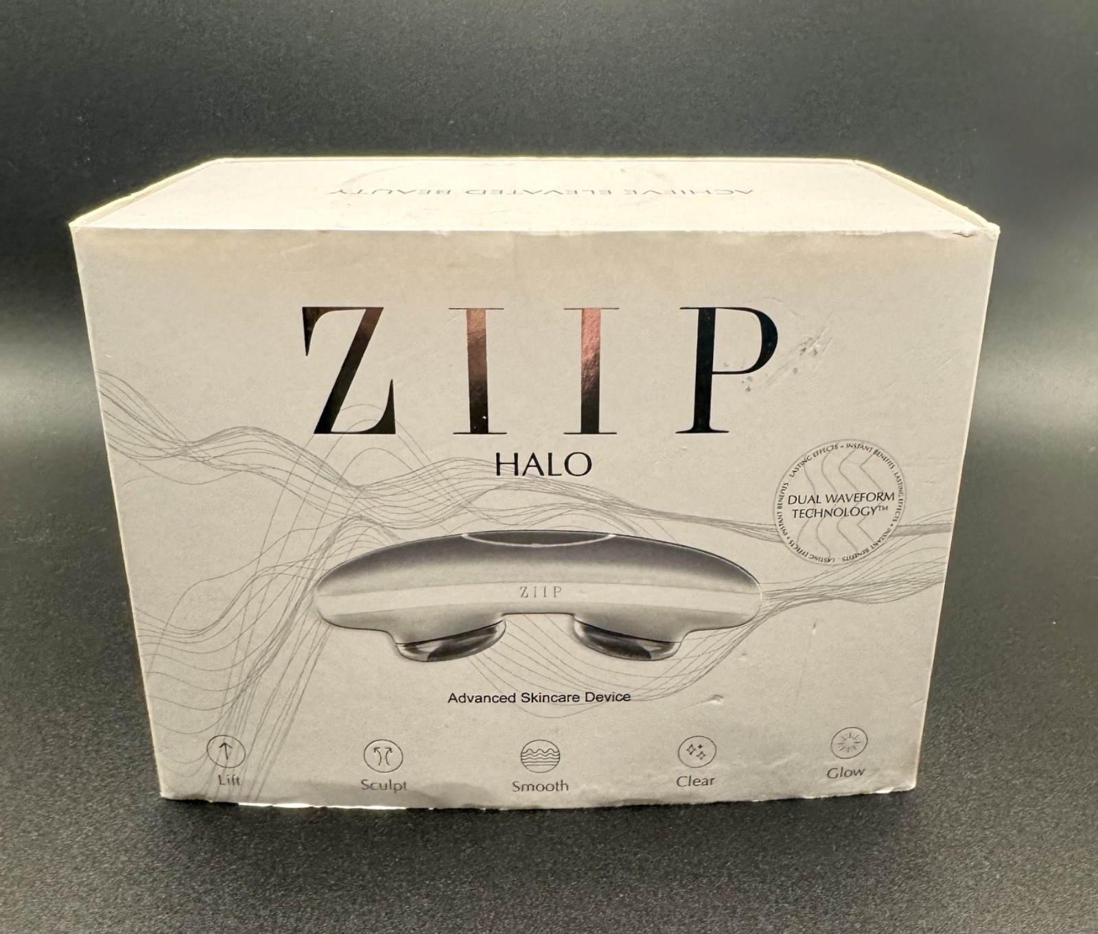 New in Box Ziip Halo Microcurrent Facial Toning Device