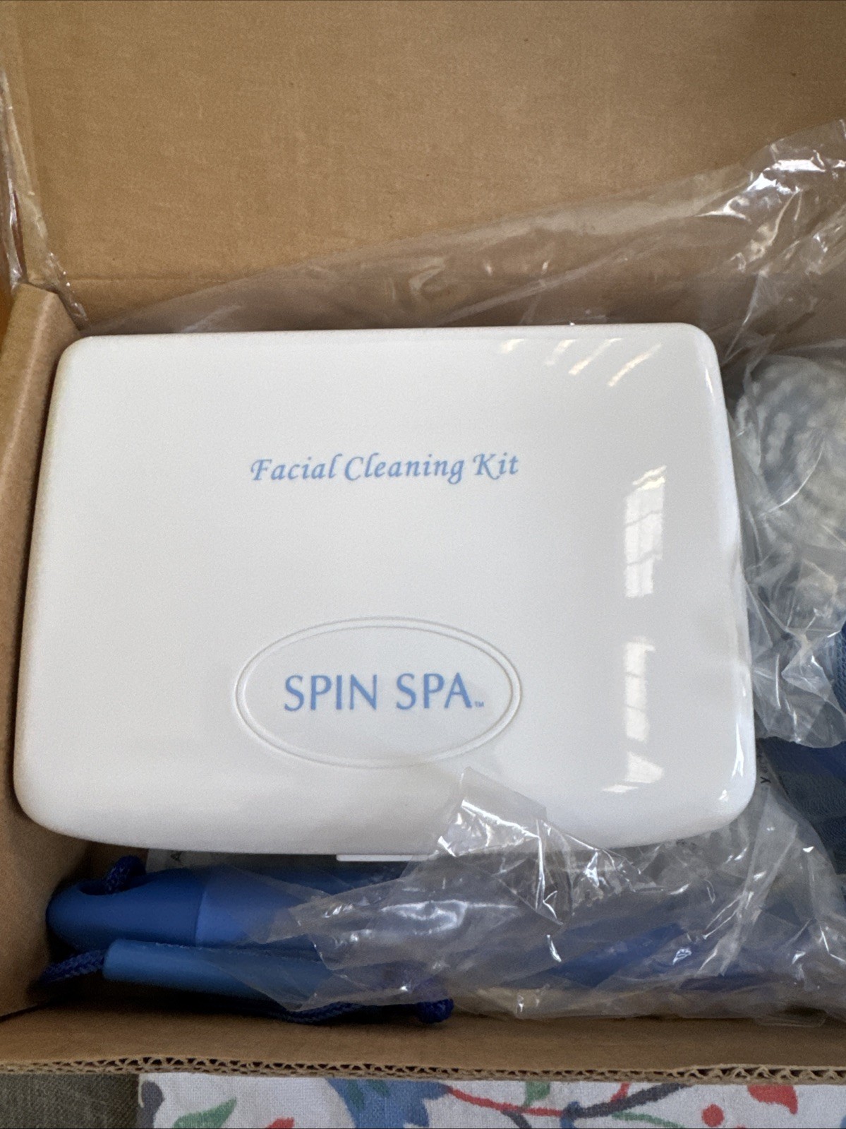 Spin Spa Spinning Spa Brush Facial & Body Cleansing Brush Set with Attachments