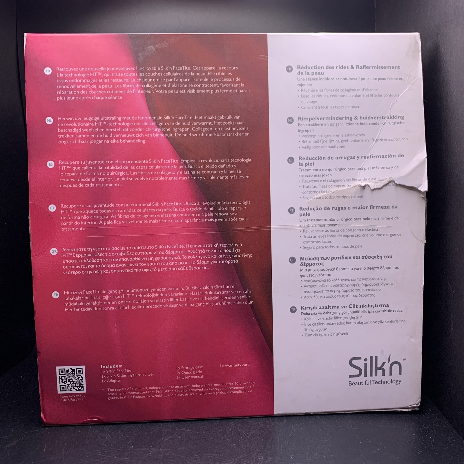 NEW Silkn Face Tite Titan Anti Aging Skin Tightening Lifting Device