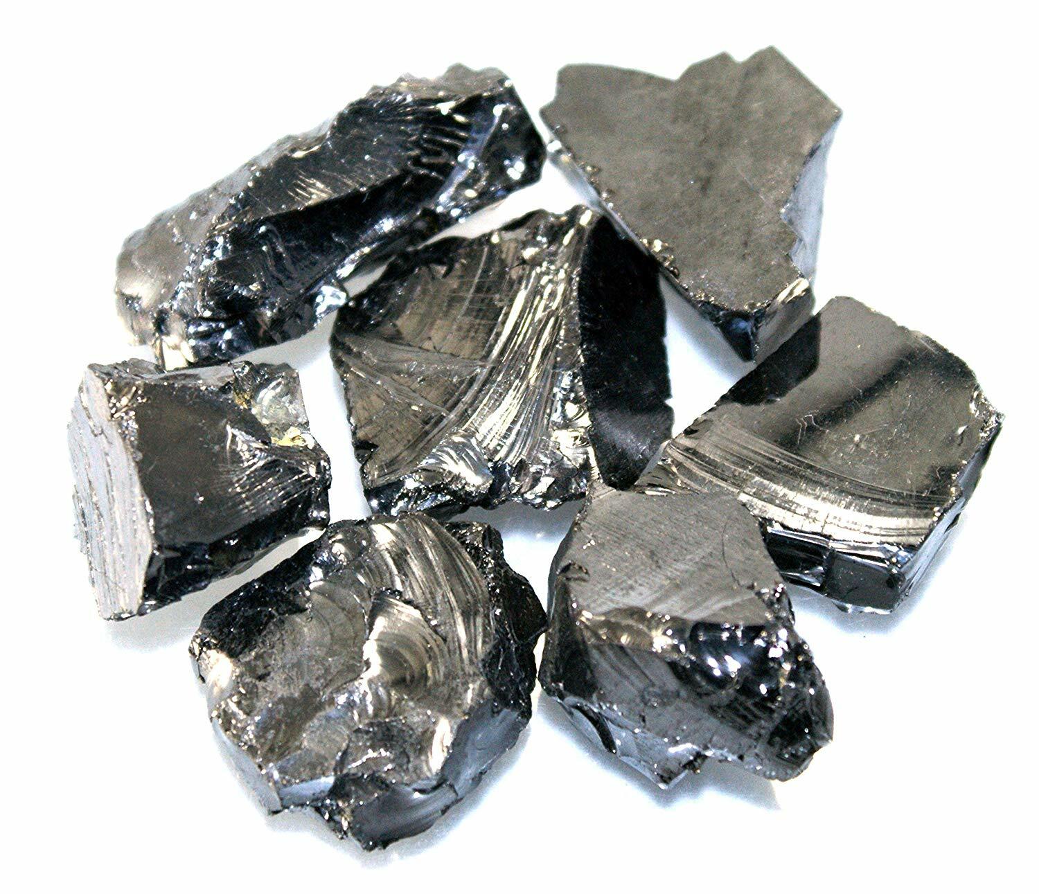 Elite Shungite stones Crystal 200 gr 51-100gr big stones Detox Karelia LIMITED!
