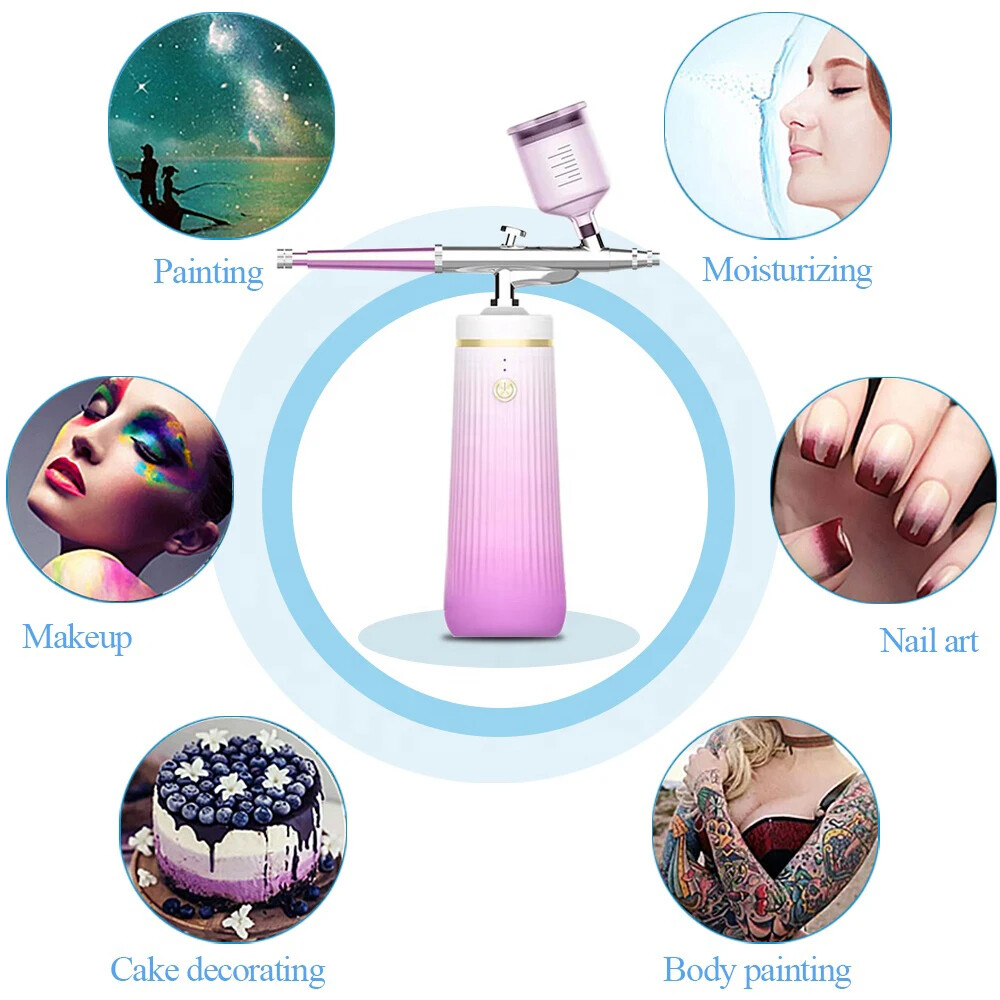 High Pressure Nano Facial Oxygen Steamer Fine Mist Deep Moisturizing Handlepiece
