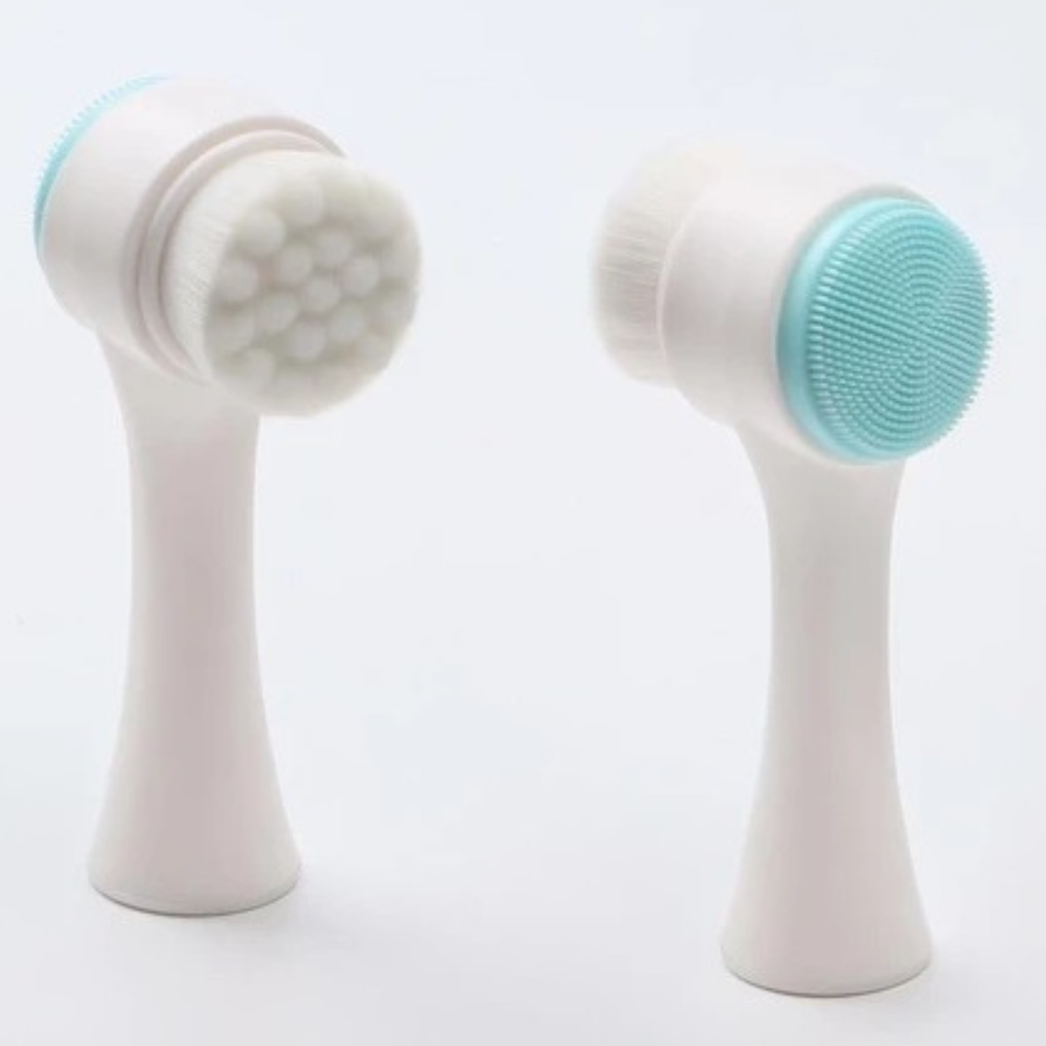 2 in 1 Silicone Face Facial Wash Brush Cleaner Cleanser Cleansing Massage