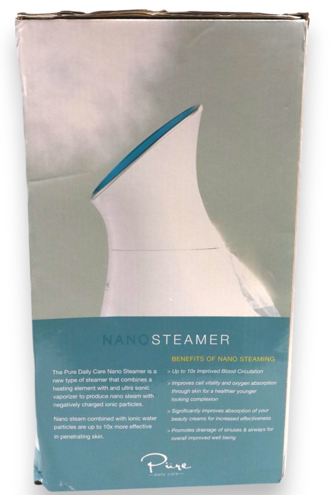 NanoSteamer PDC-4001 Large 3-in-1 Nano Ionic Facial Steamer