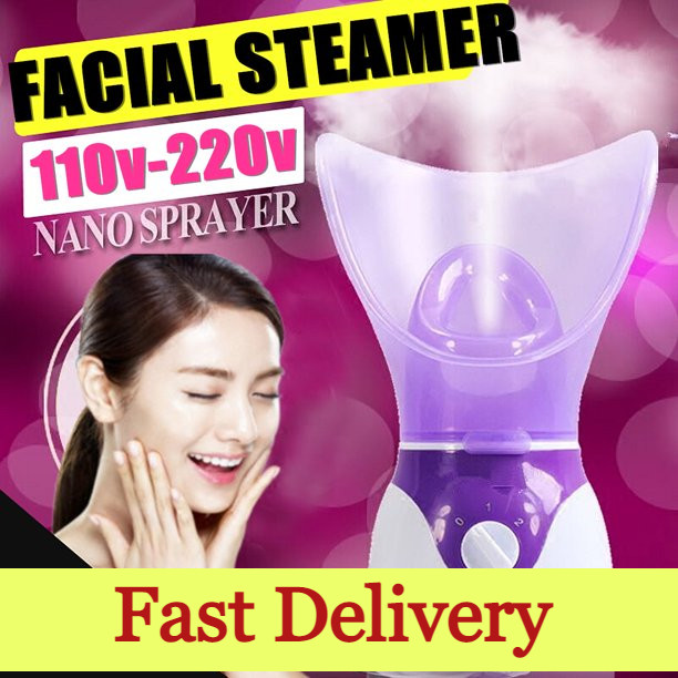 STEAMER FACIAL FACE SKIN SPA SPRAYER DAILY STEAM ACNE PORES REMOVER HEALTHY LIFE