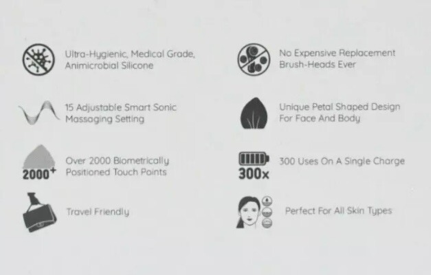 QYK Sonic ZOE Anti-Ageing Vibrating Face cleanser *CLEARANCE SALE*