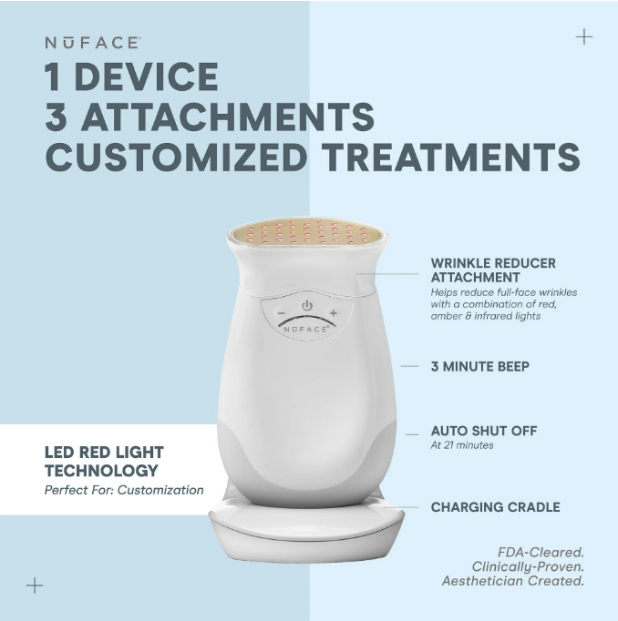 NuFace Trinity Advanced Facial Toning Device Wrinkle Reducer