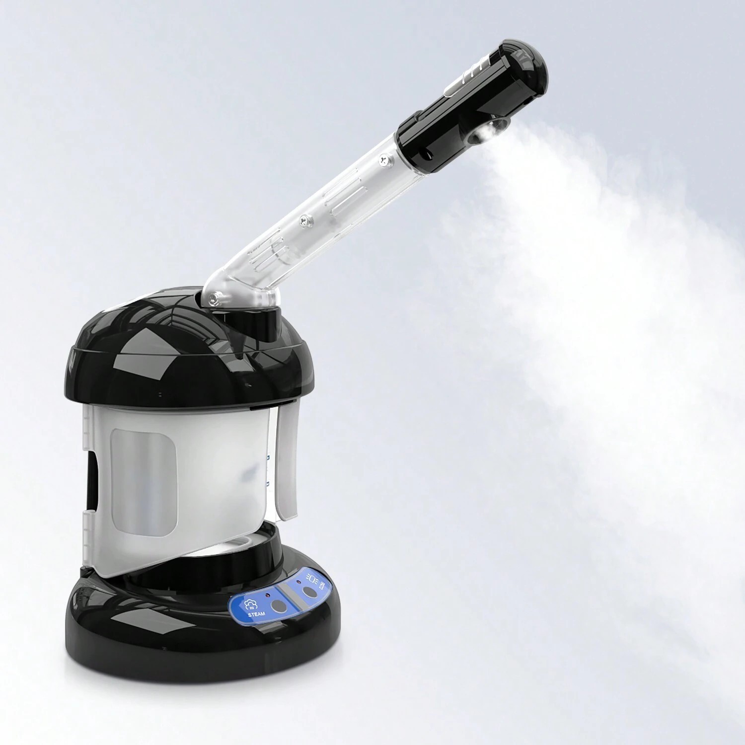 Portable Nano Ionic Facial Steamer with Ozone for Deep Cleaning Home or SalonUse