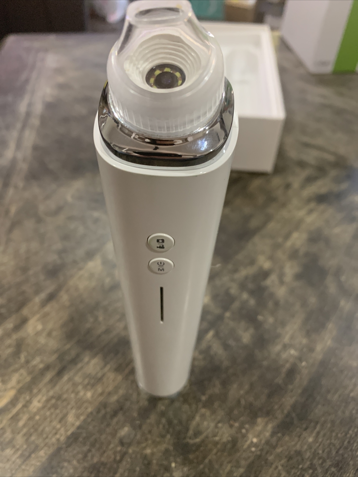 Blackhead Remover Vacuum,ROTEK WIFI 5MP Visual Pore Vacuum 20x White