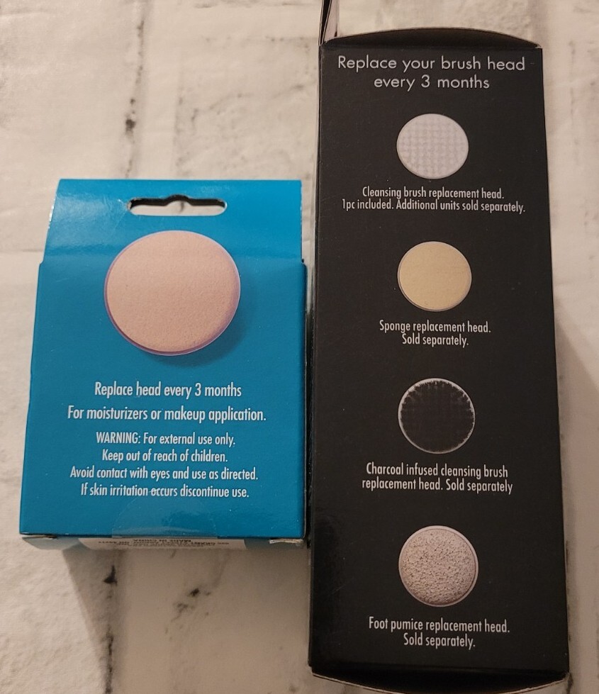 B·pure Power Facial Cleansing Brush Gently Exfoliates Unclogs Pores, Replacement
