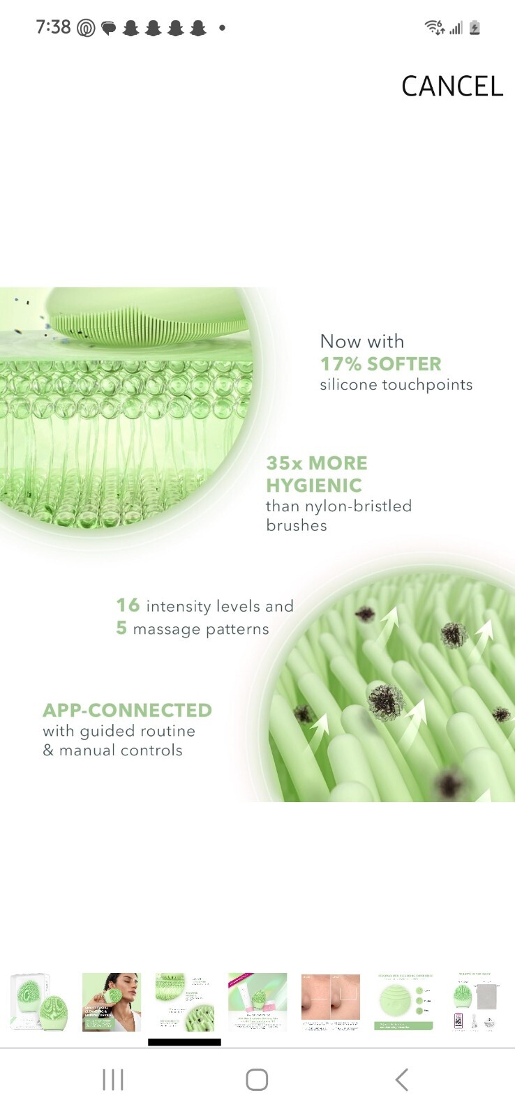 Foreo Luna 4 Cleansing Brush – For Combination Skin. Brand New with Sealed Box.