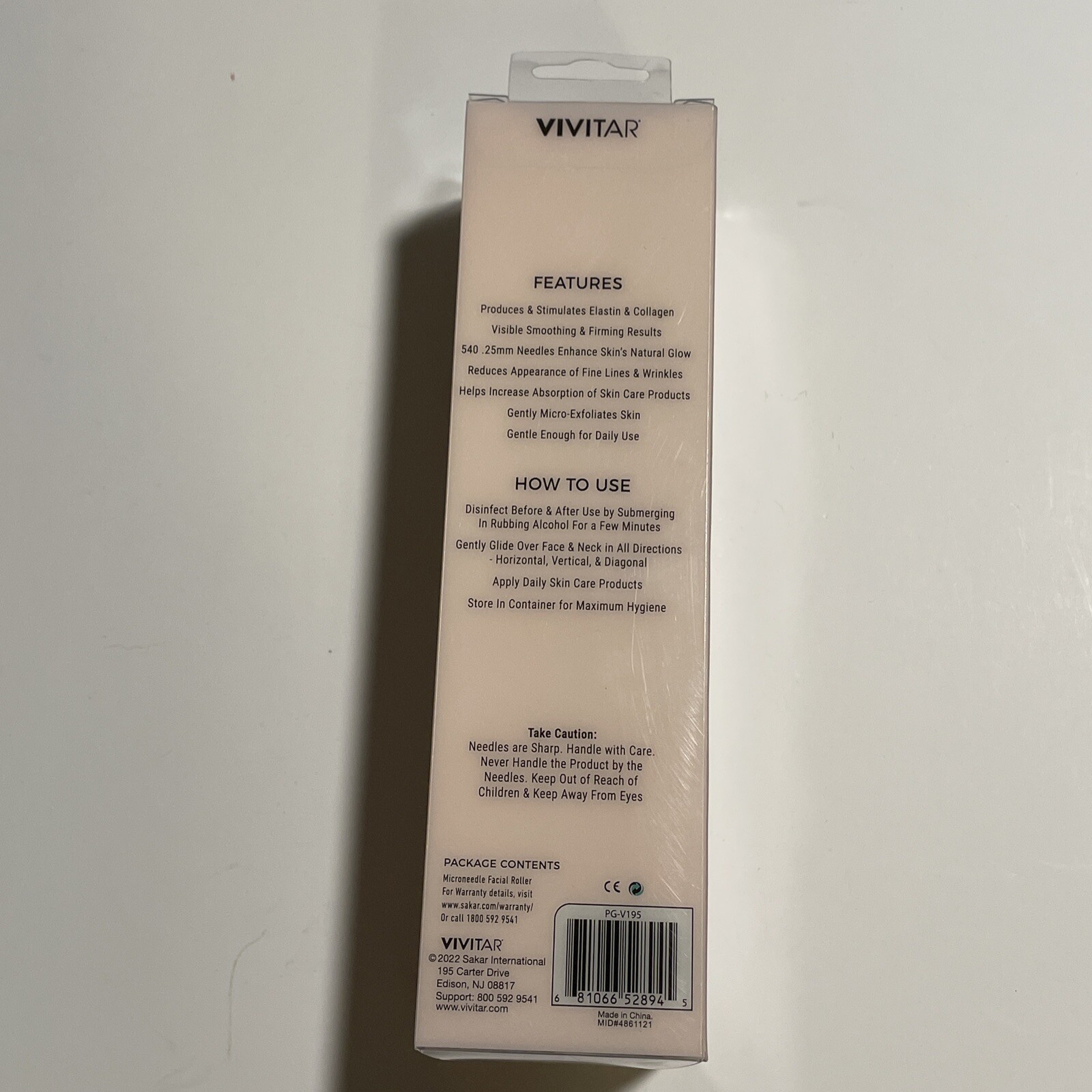 Brand New Micro Needle Facial Roller .25mm by VIVITAR