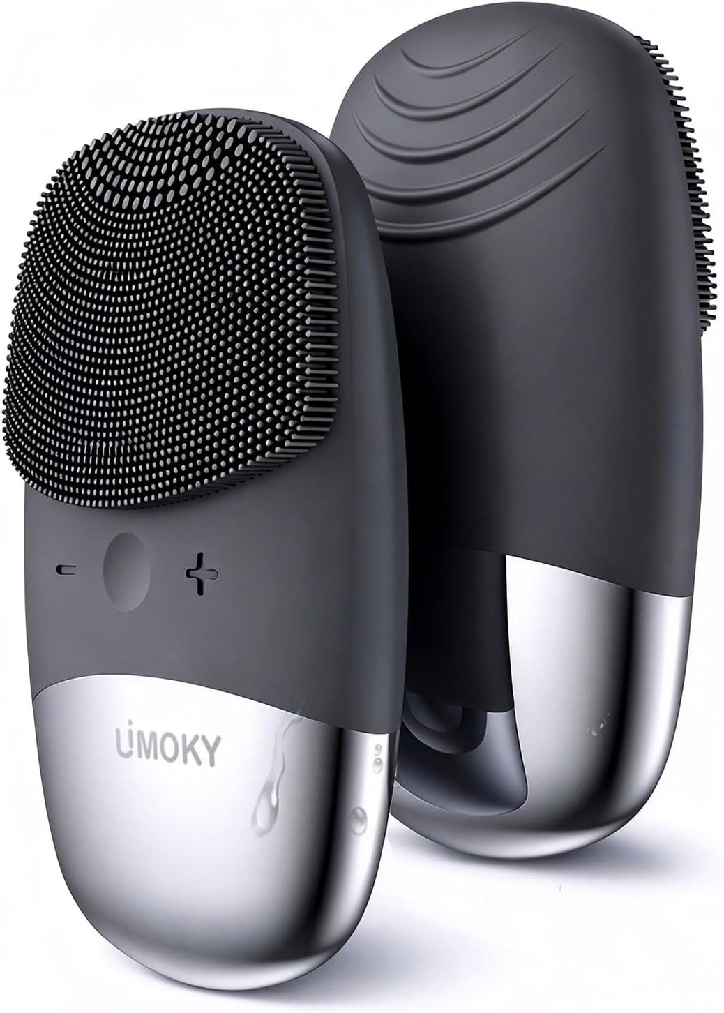 Facial Cleansing Brush, 3-In-1 Electric Silicone Face Scrubber, Vibrating Massag