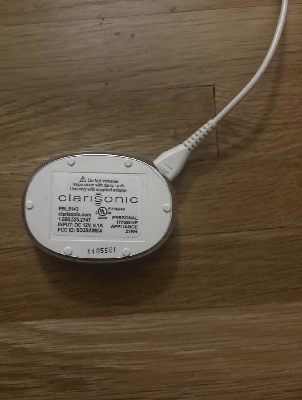Clarisonic Opal Sonic Infusion System PBL5143 White With Charger Tested