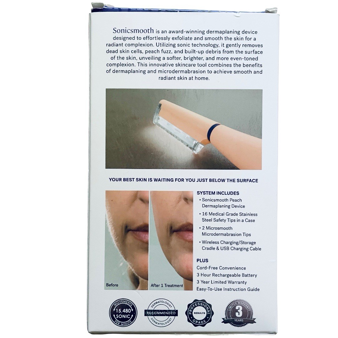 MICHAEL TODD Beauty SonicSmooth Pro+ Sonic Dermaplaning Hair Removal System