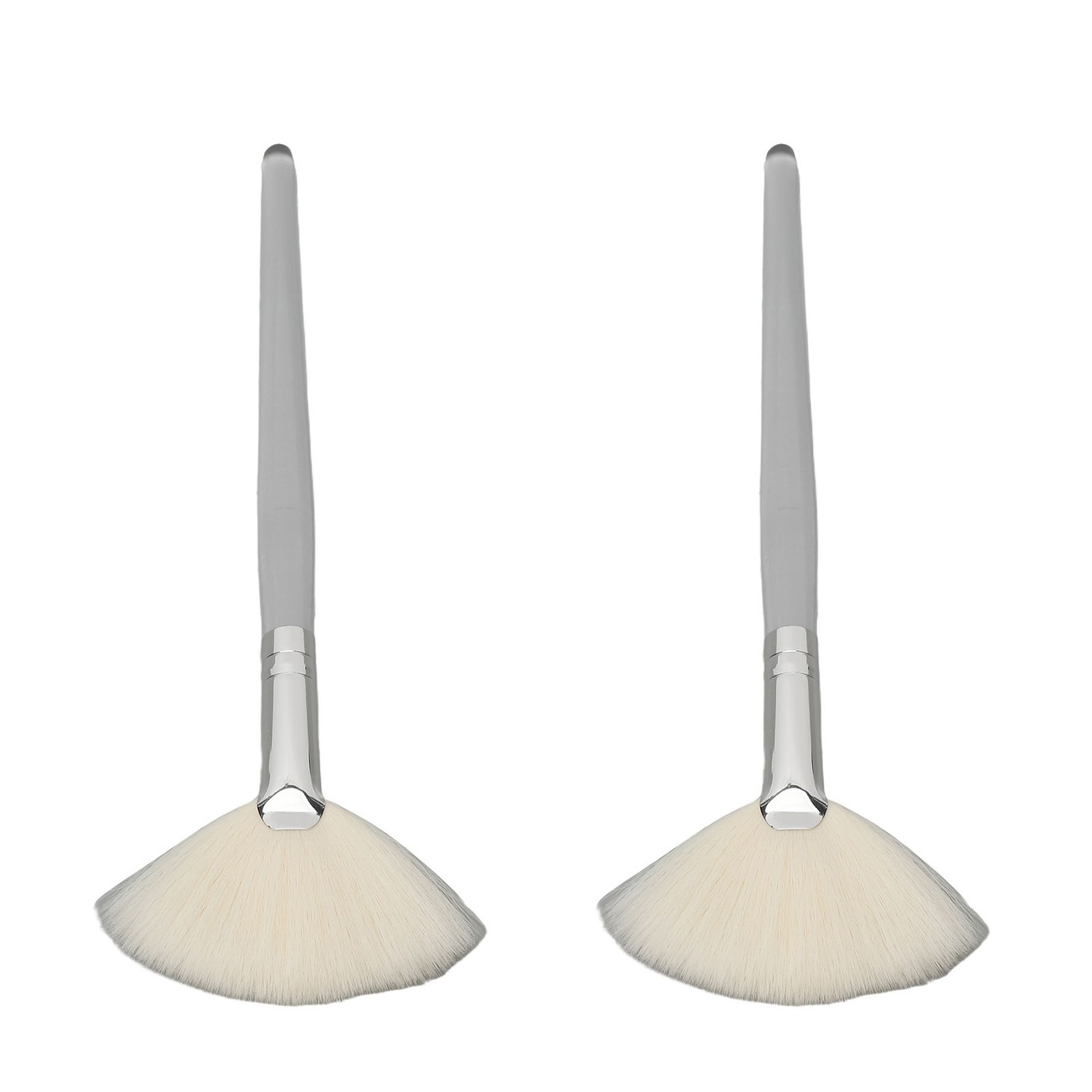 1-2pcs Facial Fan Brush For Gentle Foam Lathering Cleansing