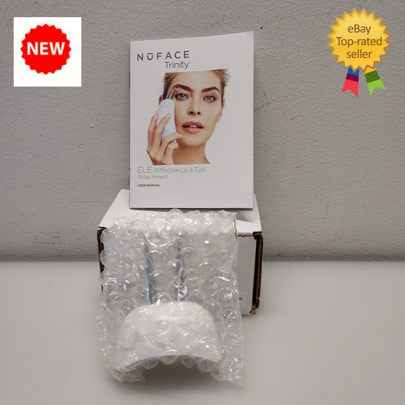 NUFACE TRINITY DUAL SPHERE LIP & EYE FACIAL ENHANCER STIMULATION ELE ATTACHMENT