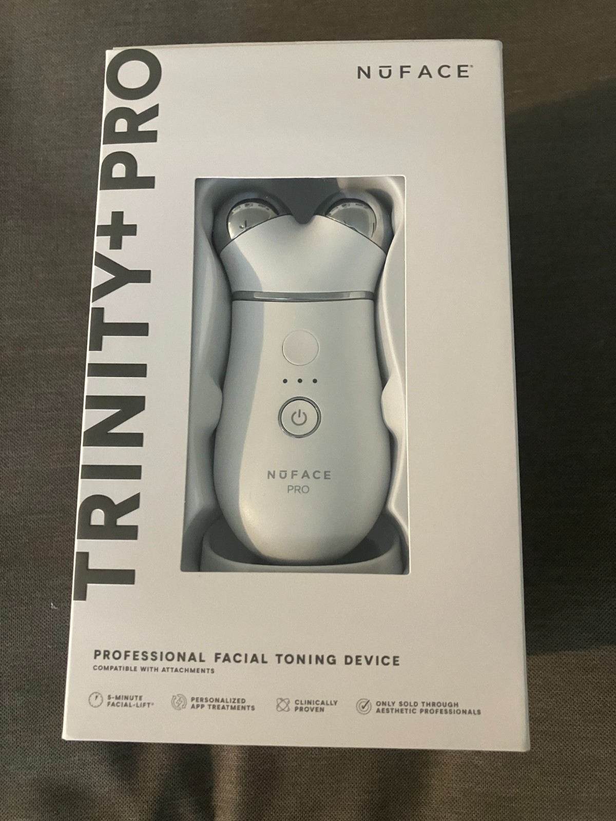 NuFACE Trinity + PRO Smart Advanced Facial Toning Device Spa/Esthetician Grade