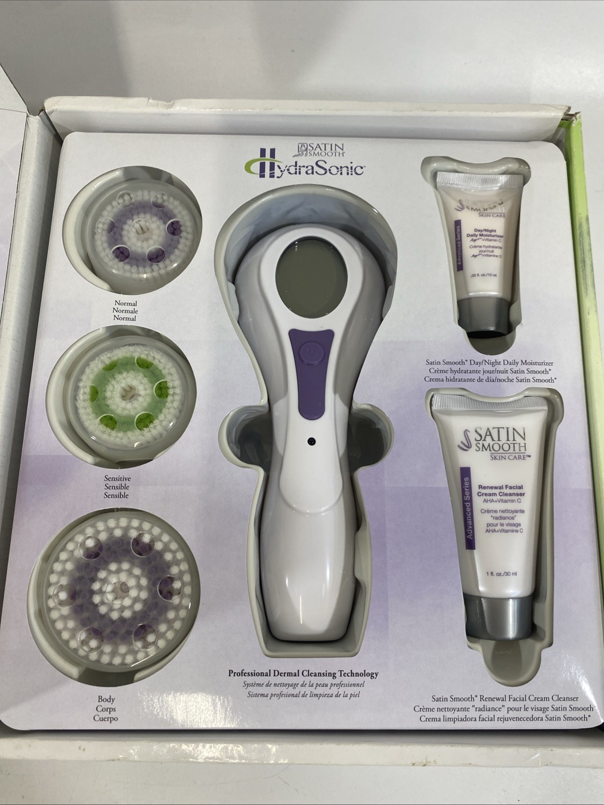 GIBSON SATIN SMOOTH HYDRASONIC DERMAL CLEANSING TOOL 99596581M – WHITE