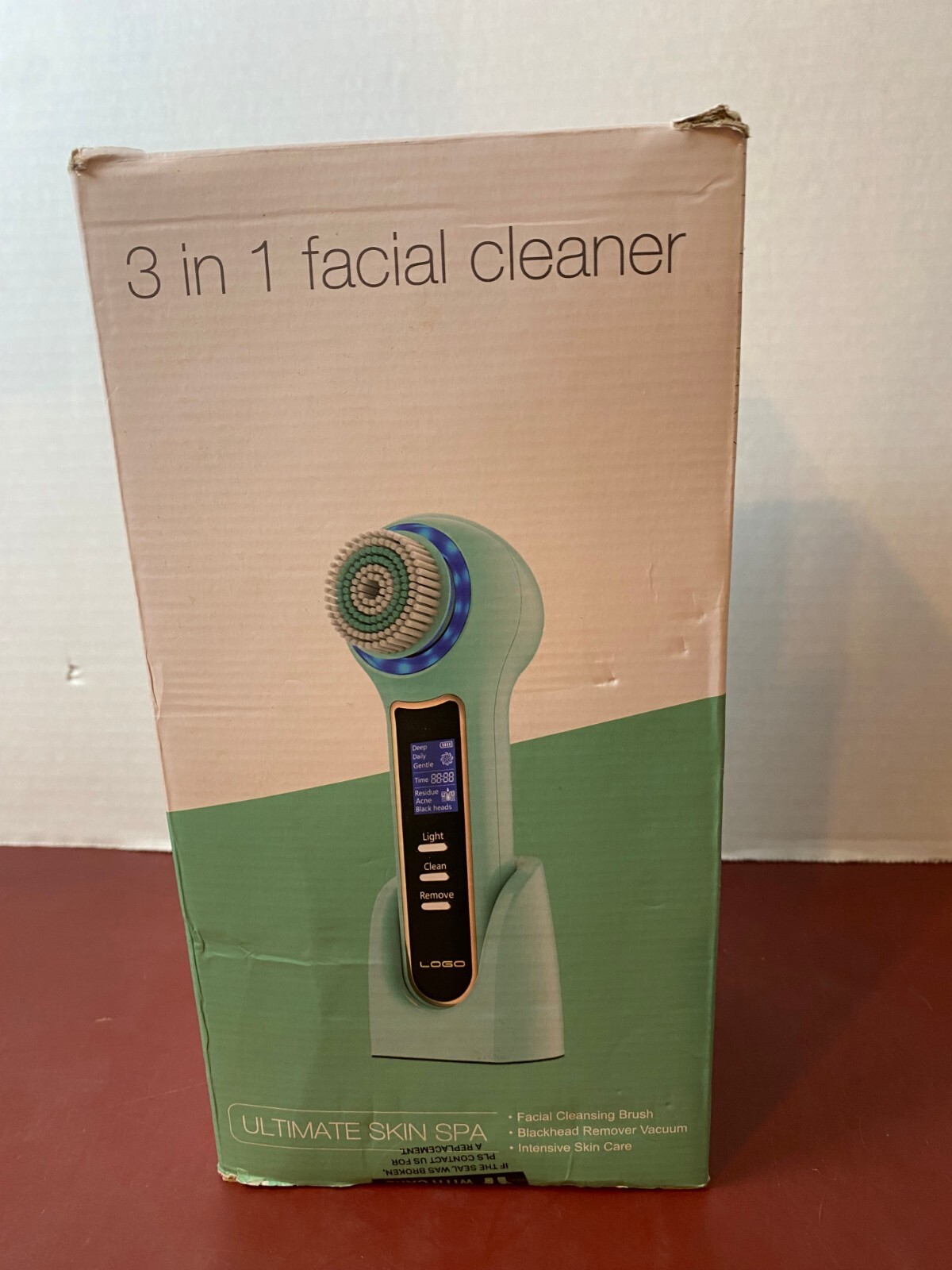 Raxurt Electric Facial Cleansing Brush with Blackhead Remover Vacuum