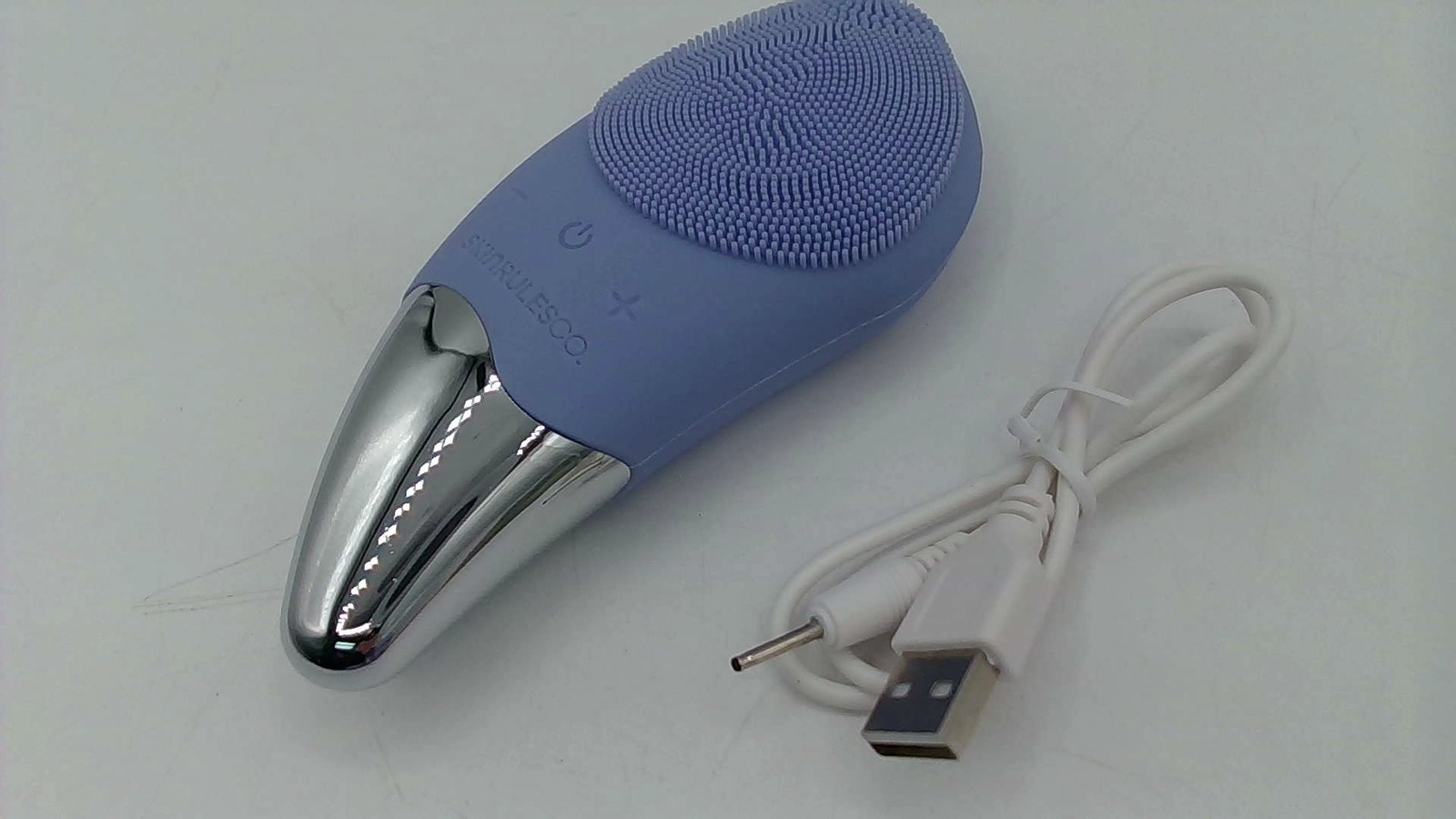 SKINRULESCO. Sonic Facial Cleansing Brush Waterproof Electric Blue