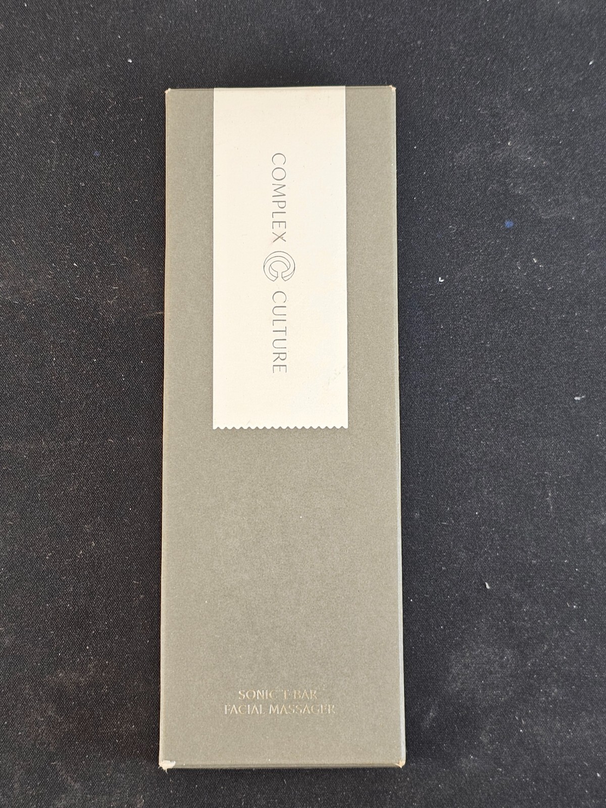 COMPLEX CULTURE Sonic T-Bar Facial Massager MSRP $58 New In Box Reduce Puffiness