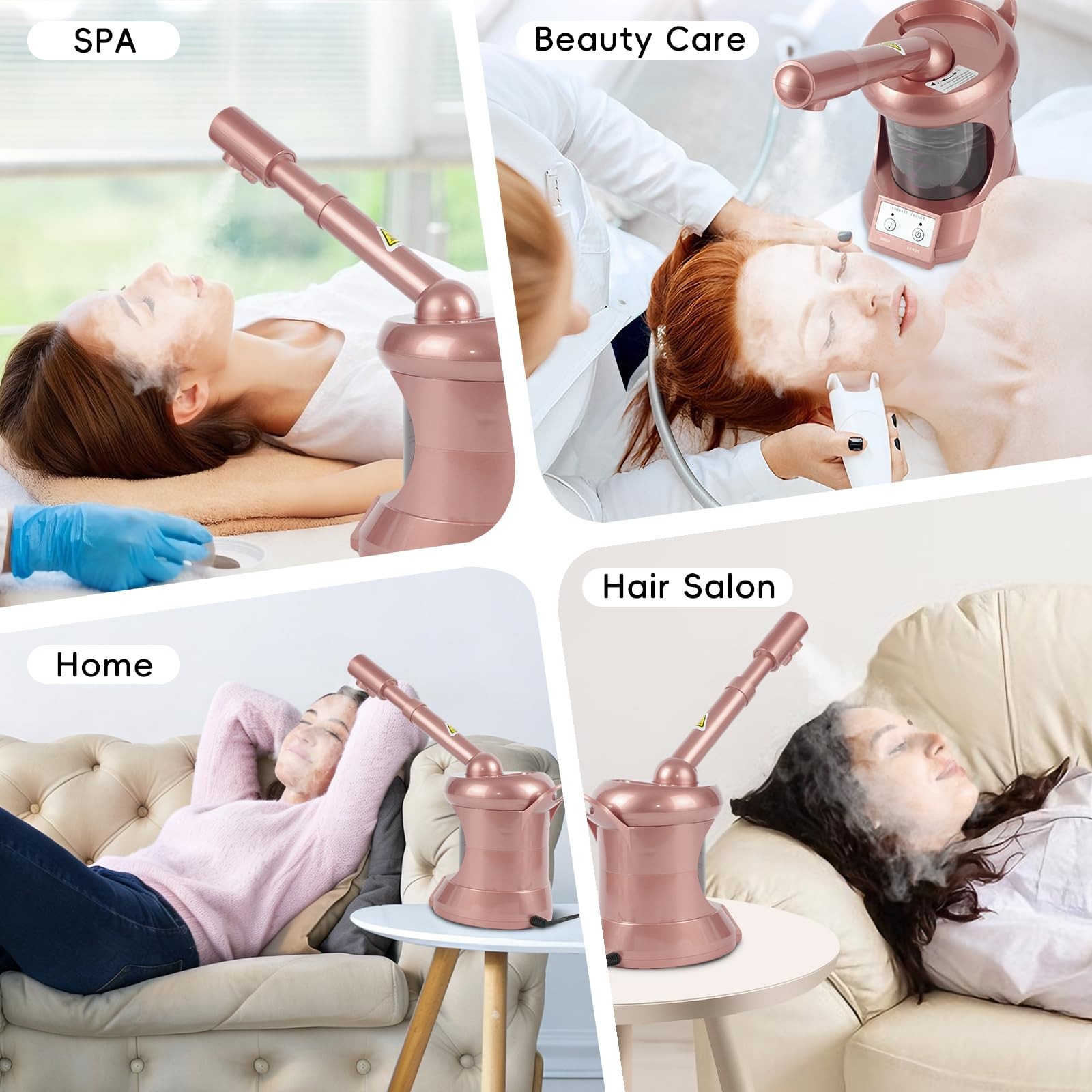 Steamer, Professional Steamer Tabletop with Extendable Nozzle, Portable Nano …