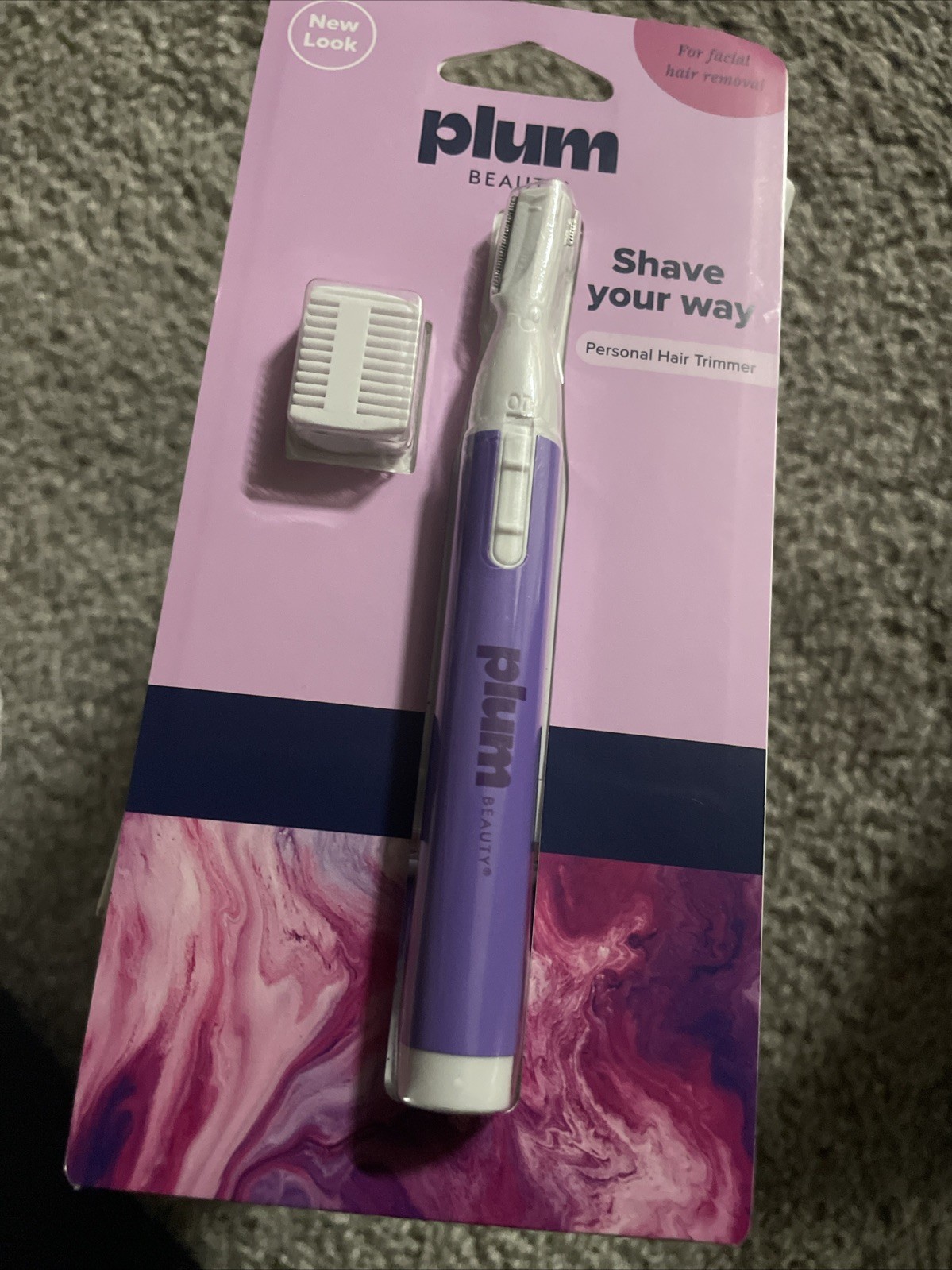 Plum Beauty Facial Cleansing System 2 Brush Heads Cleanses & Exfoliates NEW