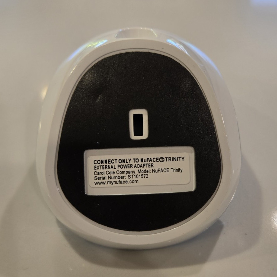 NuFACE Trinity Facial Massager for Wrinkles, Charging Stand & Power Adapter