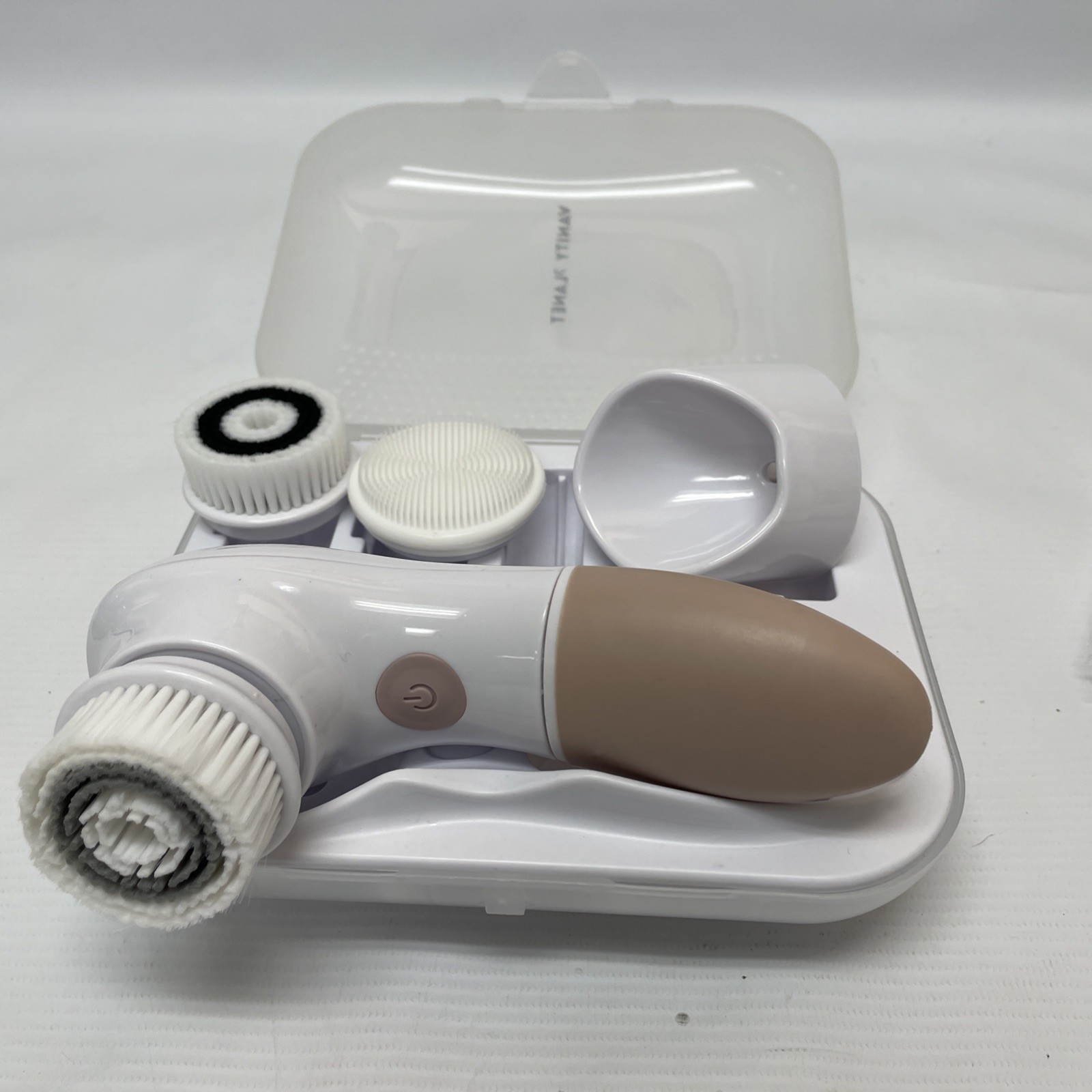 Vanity Planet Facial Cleansing System Rotating Three Brush Heads W/ Charger Cord